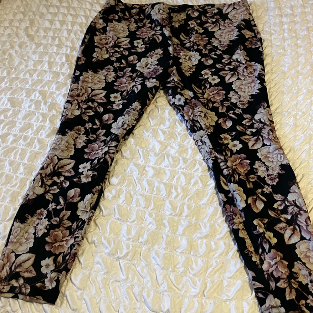 3xl floral print leggings worn twice!
